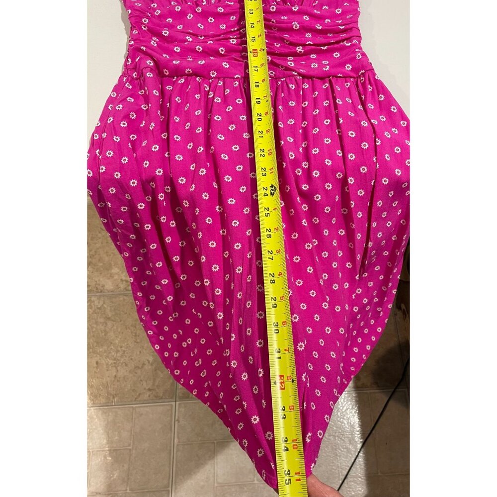 Matilda Jane Pink Floral Dress With Ruched Waist & Button Details - Picture 14 of 16